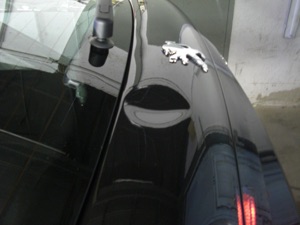 Dellenfuchs-Plauen vorher: Peugeot 207