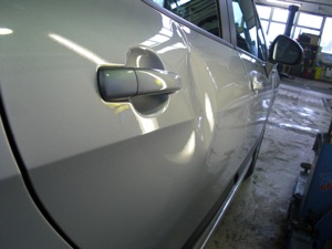 Dellenfuchs-Plauen vorher: Peugeot 208